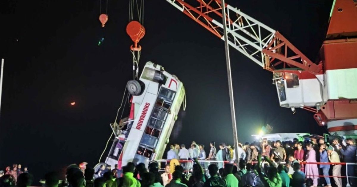 At Least 16 Dead After Bus Plunges Into Bangladesh River