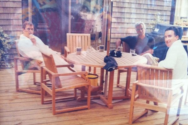 First Photo Emerges of Prince Andrew and Lord Mandelson with Jeffrey Epstein in Bathrobes