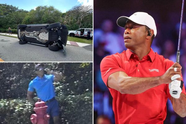 Tiger Woods Held in Martin County Jail Following Rollover Crash