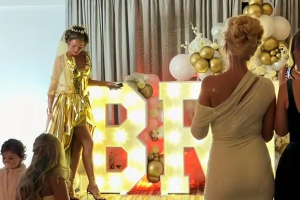 Venezuela Fury Celebrates Extravagant Hen Party in Morecambe