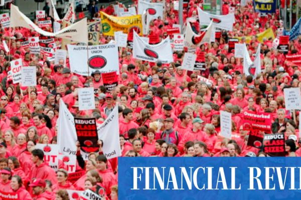 Victorian Teachers Walk Off Job in Major Strike Over Pay, Staffing