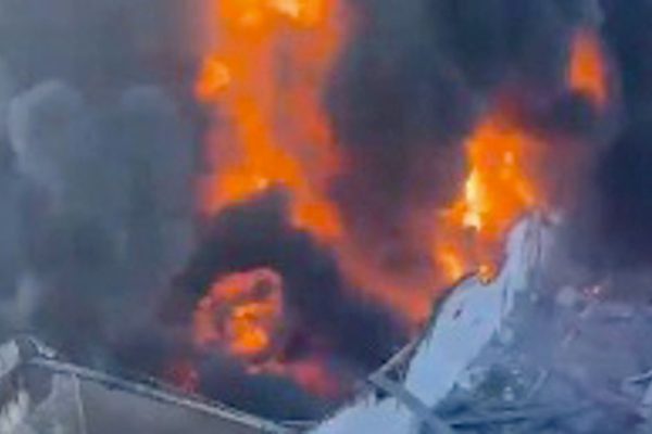 British Oil Facility in Iraq Set Ablaze by Drone Strike Amid Escalating Regional Tensions