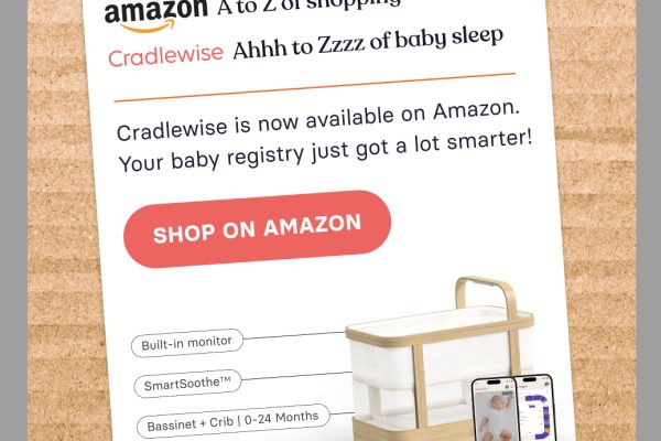 Cradlewise Smart Crib Expands to Amazon, Offering Tech-Driven Sleep Solutions