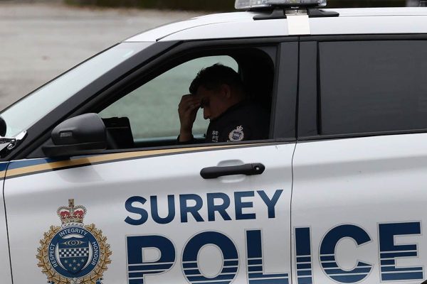 Driver Hospitalized Following Serious Collision in Surrey